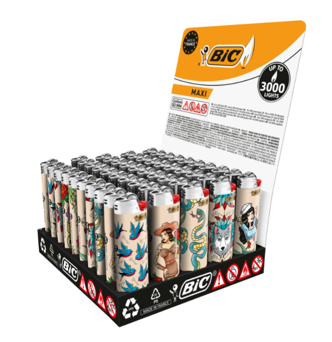 Zapalniczka BIC Maxi Style ( opakowanie 50szt. )