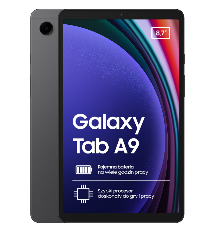 Tablet SAMSUNG Galaxy Tab A9 8.7" 4/64 GB Wi-Fi Szary