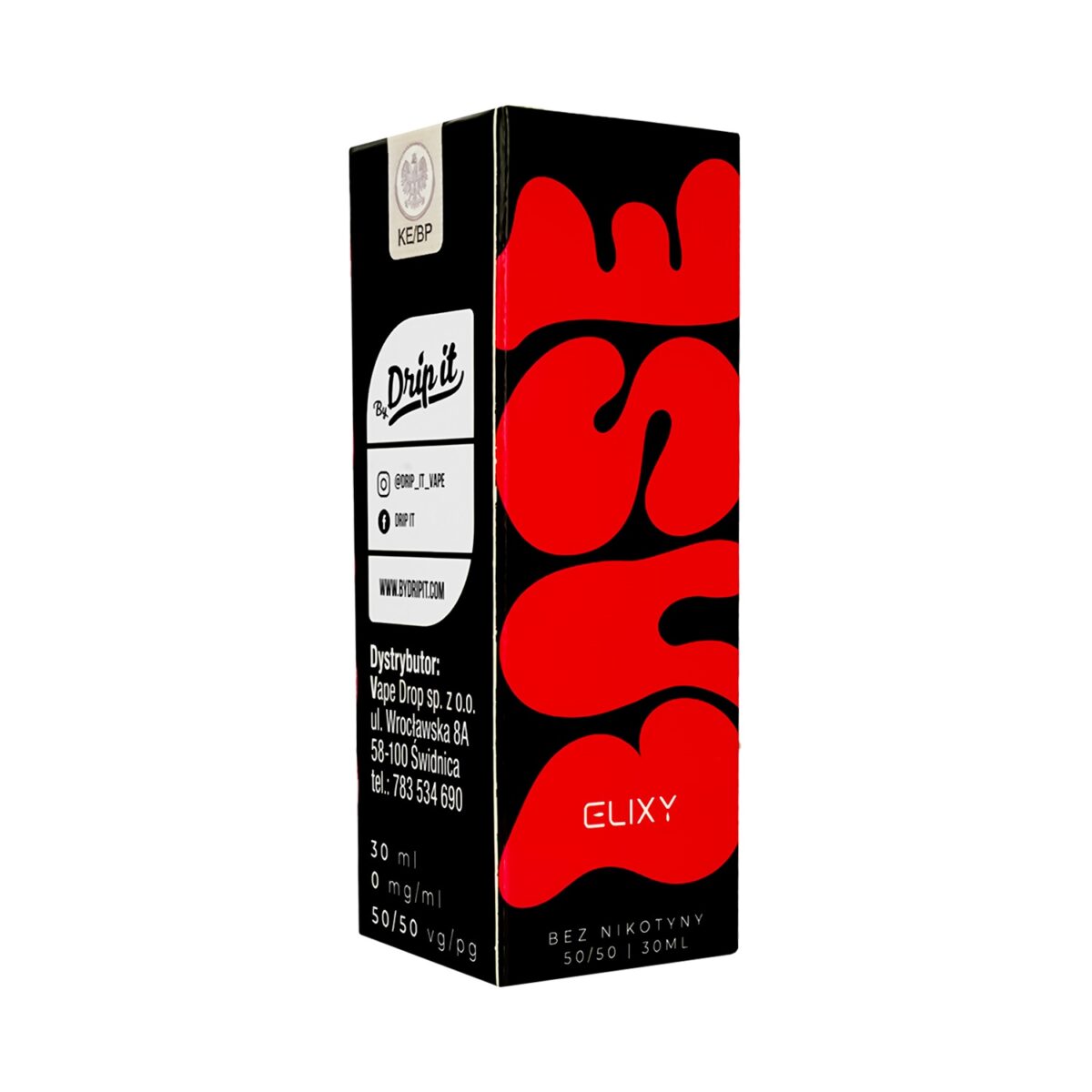 Baza Beznikotynowa Elixy 50/50 30ML 0MG