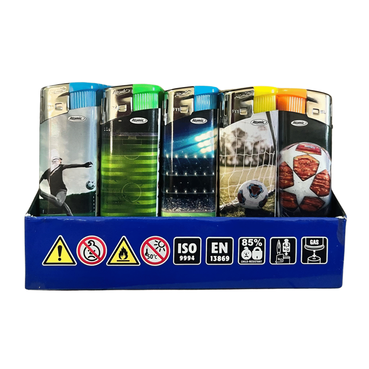 Zapalniczka Atomic F11 Football ( opakowanie 50szt.)