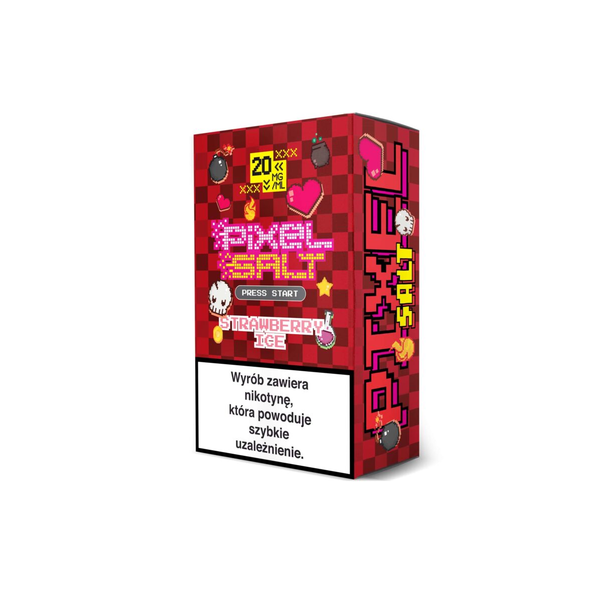 Liquid Pixel Salt 10ml 20mg Strawberry Ice