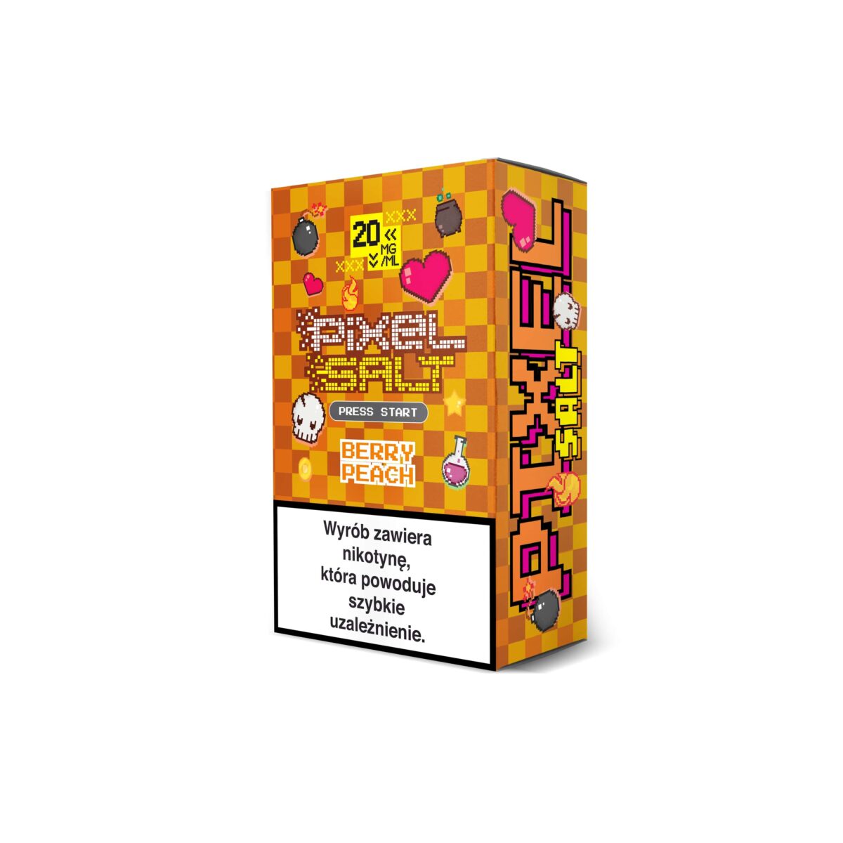 Liquid Pixel Salt 10ml 20mg Berry Peach