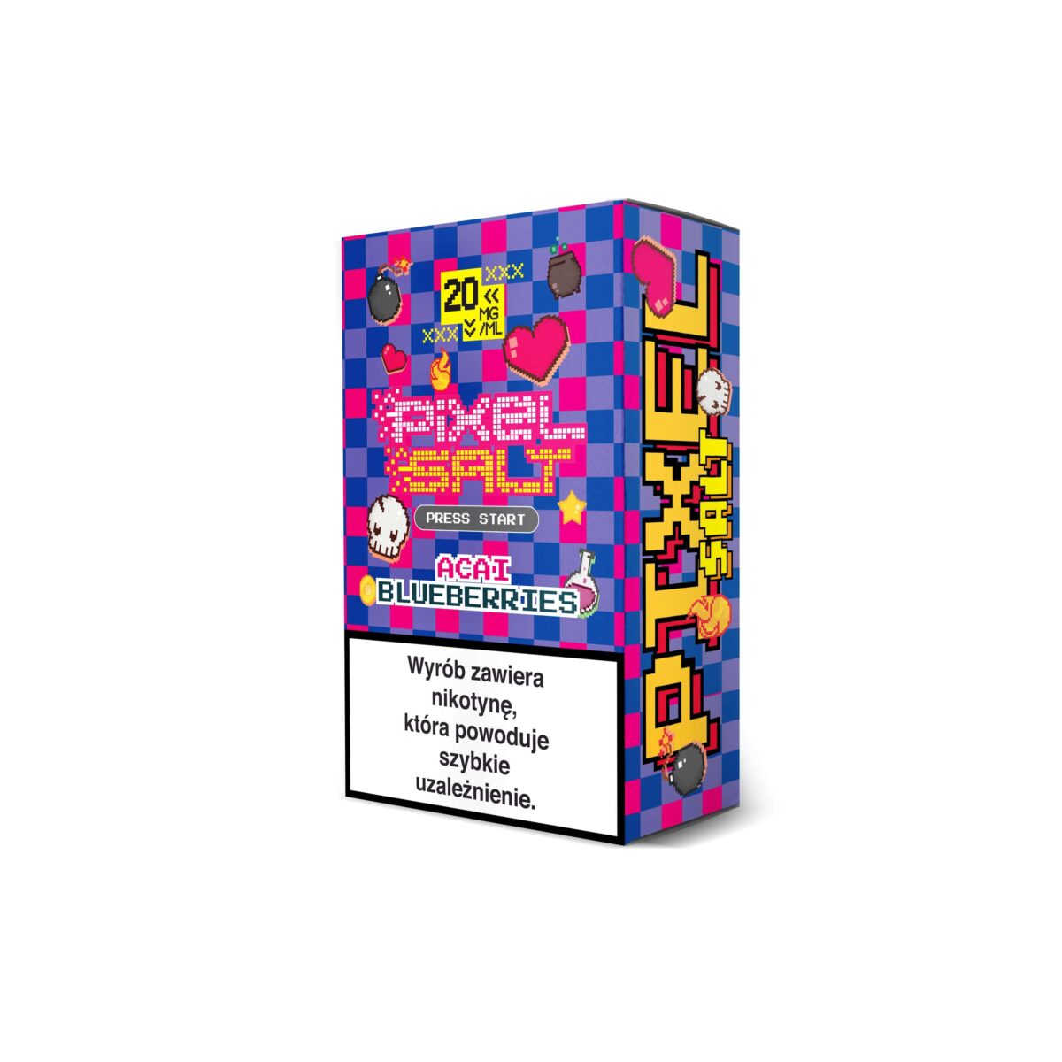 Liquid Pixel Salt 10ml 20mg Acai Blueberries