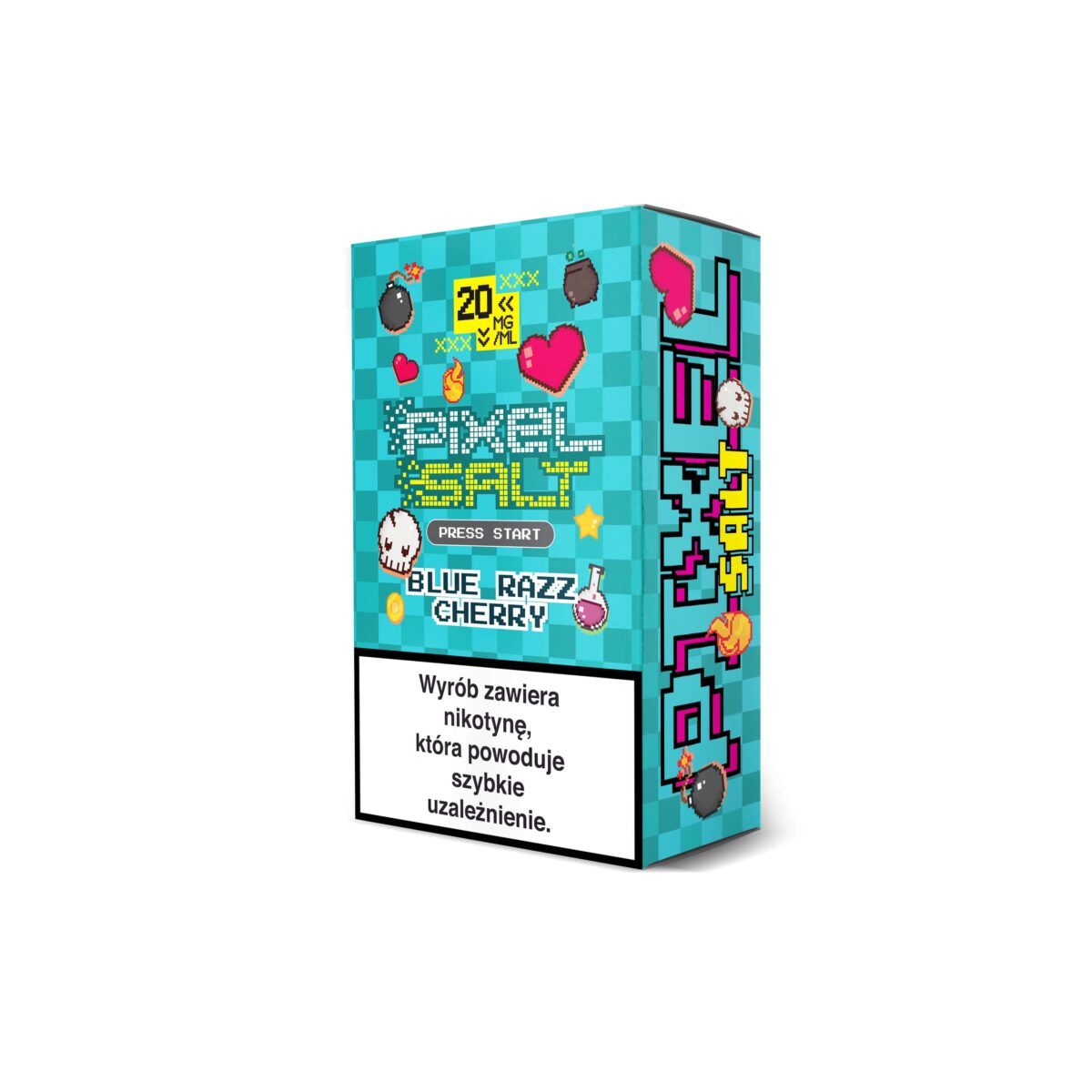 Liquid Pixel Salt 10ml 20mg Blue Razz Cherry