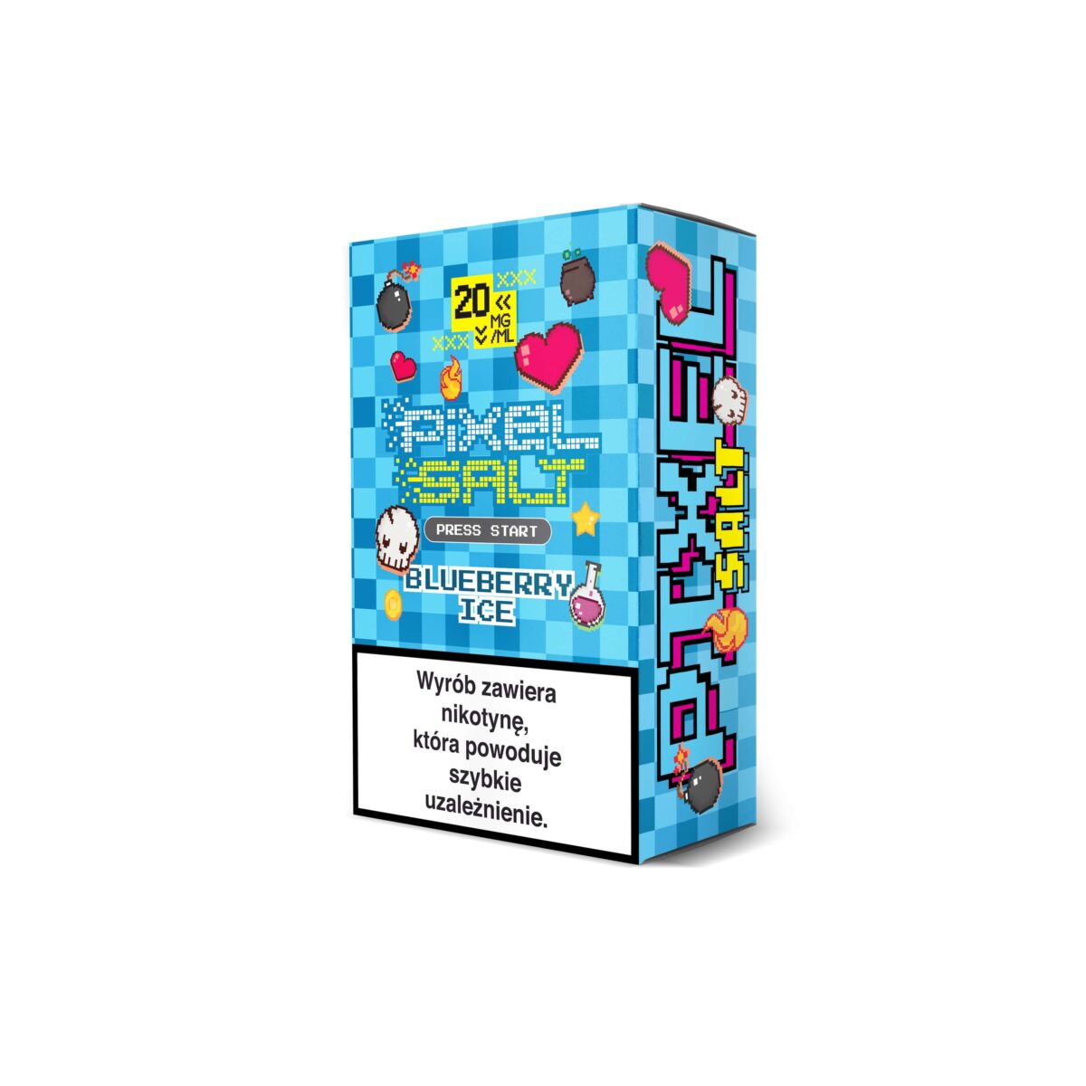 Liquid Pixel Salt 10ml 20mg Blueberry Ice